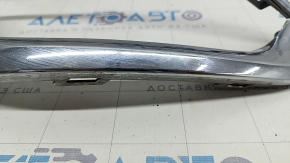 Front bumper grill frame right Chrysler Pacifica 17-20 chrome, bumps, sand, chrome swelled