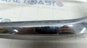 Front bumper grille frame left Chrysler Pacifica 17-20 chrome, sand, bumps