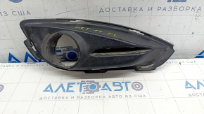 Front bumper grille left Chrysler Pacifica 17-20 under fog lights, scuffs, scratches