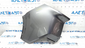 Rear bumper bare left Nissan Rogue 21-23 US built graphite KAD