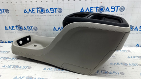 Central console with cup holders Chrysler Pacifica 19-20 gray, scratches, scuffs, for dry cleaning