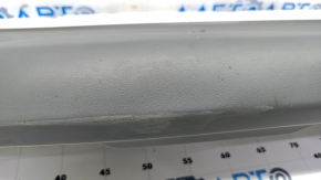 Front bumper lip Nissan Rogue 21-23 gray US built, broken fasteners, scratches