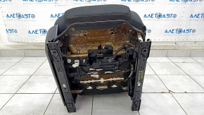 Passenger seat Nissan Rogue 23 without airbag, mechanical, cloth black US built, for dry cleaning, rusty at the bottom