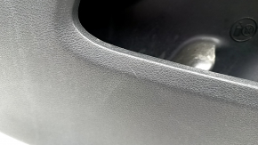 Door trim card front left Jeep Cherokee KL 19- black with black insert leather, armrest leather, scratches