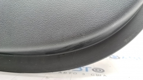 Door trim card front right Jeep Cherokee KL 19 - black with black insert leather, armrest leather, scuffs, scratches