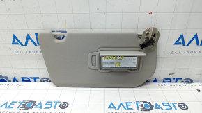 Right visor Nissan Rogue 21-24 gray, without hook