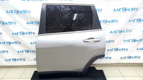 Door assembly rear left Jeep Cherokee KL 14- silver PSC, dents, bumps
