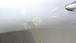 Door assembly rear left Jeep Cherokee KL 14- silver PSC, dents, bumps