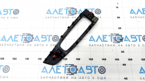 Front Left Window Regulator Trim Nissan Rogue 21-23 US built, Black, Scratches