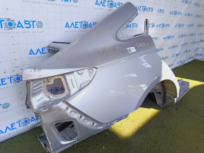 Quarter wing rear right Hyundai Sonata 15-19 silver, sawed off, pokes