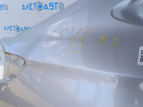 Quarter wing rear right Hyundai Sonata 15-19 silver, sawed off, pokes