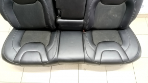 Rear row of seats 2nd row Jeep Cherokee KL 19 - leather black, perforation, for cleaning
