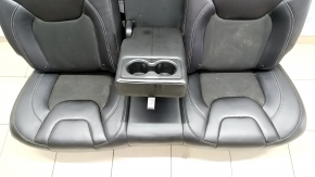 Rear row of seats 2nd row Jeep Cherokee KL 19 - leather black, perforation, for cleaning