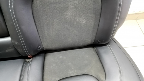 Rear row of seats 2nd row Jeep Cherokee KL 19 - leather black, perforation, for cleaning