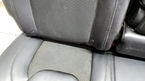 Rear row of seats 2nd row Jeep Cherokee KL 19 - leather black, perforation, for cleaning