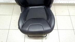 Passenger seat Jeep Cherokee KL 19- with AIRBAG, leather black, mechanical