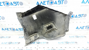 Rear bumper bare left fang Jeep Cherokee KL 19-21 silver, scratches