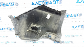 Bumper rear bare right fang Jeep Cherokee KL 19-21 silver, scratches