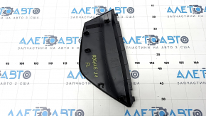 Front panel trim side left Nissan Rogue 21-23 black US built