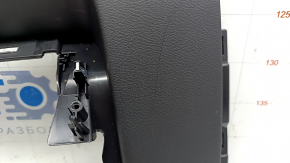 Front panel trim center Nissan Rogue 21-23 black, scratches, abrasions