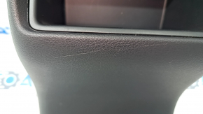 Rear center console trim Nissan Rogue 21-23 with deflector, black, scratch