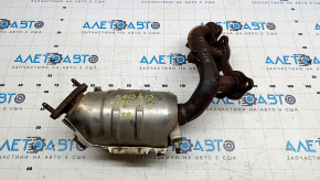 Front exhaust manifold with catalytic converter Toyota Highlander 08-10 hybrid