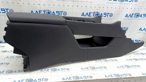 Console center armrest Nissan Rogue 21 leather black S, SV US built, scratches, abrasions