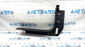 Door sill trim front right Jeep Cherokee KL 14 - black, scratches