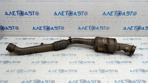 Receiving pipe with catalytic converter right Mercedes GLS-class X166 15-19 3.0 dent