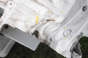 Rear panel VW Passat b7 12-15 USA white LB9A with eyepieces dented
