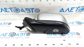 Side mirror left Jeep Cherokee KL 14-18 7+3 pins, turn signal, heating, backlight, BSM, silver, sand, scratches