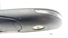 Side mirror left Jeep Cherokee KL 14-18 7+3 pins, turn signal, heating, backlight, BSM, silver, sand, scratches