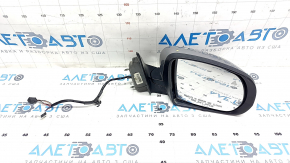 Right side mirror Jeep Cherokee KL 14-18 7+3 pins, turn signal, heating, backlight, BSM, silver, scratches