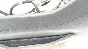 Console center armrest and cup holders Jeep Cherokee KL 19- black, leather, scratches