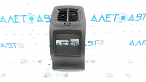 Center console trim with air duct Jeep Cherokee KL 19- black, scratches