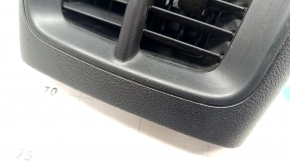 Center console trim with air duct Jeep Cherokee KL 19- black, scratches