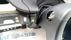 Torpedo front panel with AIRBAG Jeep Cherokee KL 19-21 black, broken fastener