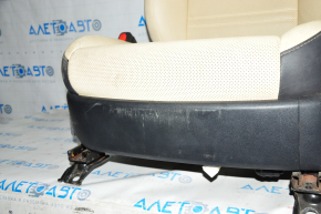 Driver's seat Lexus NX300 NX300h 18-21 without airbag, electric, leather, heated, ventilated, black-beige, electrics not working, water damage, scratches