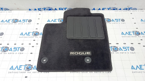 Carpet interior front left Nissan Rogue 21-23 cloth black, for cleaning