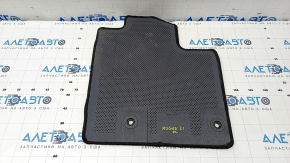 Carpet interior front left Nissan Rogue 21-23 cloth black, for cleaning