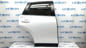 Door assembly rear right Mazda CX-5 17- white 25D, dent on the trim