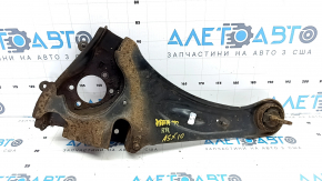 Mitsubishi Outlander Sport ASX 13 rear right trunnion - trailing arm, rusty, cracked silent block