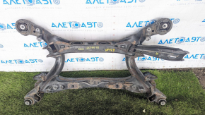 Rear subframe Lexus GS350 GS430 GS450h 06-11 with lever, 2 S/B torn on gearbox, 2 S/B of subframe cracked