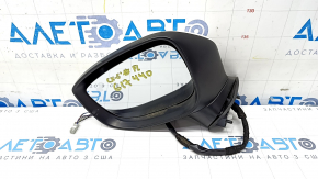 Side mirror left Mazda CX-5 17- BSM, heated, turn signal, 6 pins, white, scratches