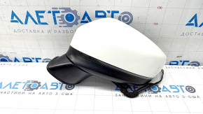 Side mirror left Mazda CX-5 17- BSM, heated, turn signal, 6 pins, white, scratches