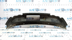 Rear bumper lip Volkswagen ID.4 21-23 black structure for parking sensors