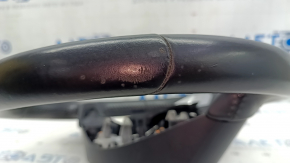 Naked steering wheel Mazda CX-5 17 - black leather, scratches, abrasions