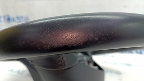 Naked steering wheel Mazda CX-5 17 - black leather, scratches, abrasions