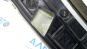 Upper trunk door molding Mazda CX-5 17- with emblem, under glass, broken mount