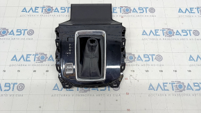 Mazda CX-5 17- automatic transmission shifter cover with button, scratches, peeling chrome